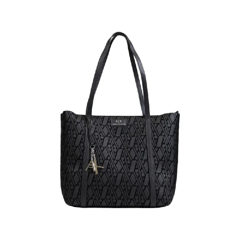 Armani Exchange Black Polyethylene Handbag