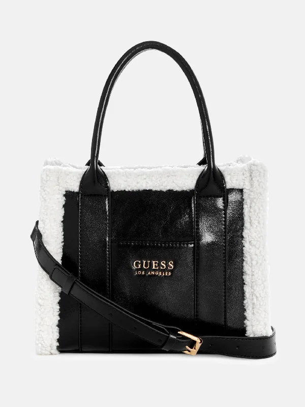 Biscoe Shearling Trim Carryall