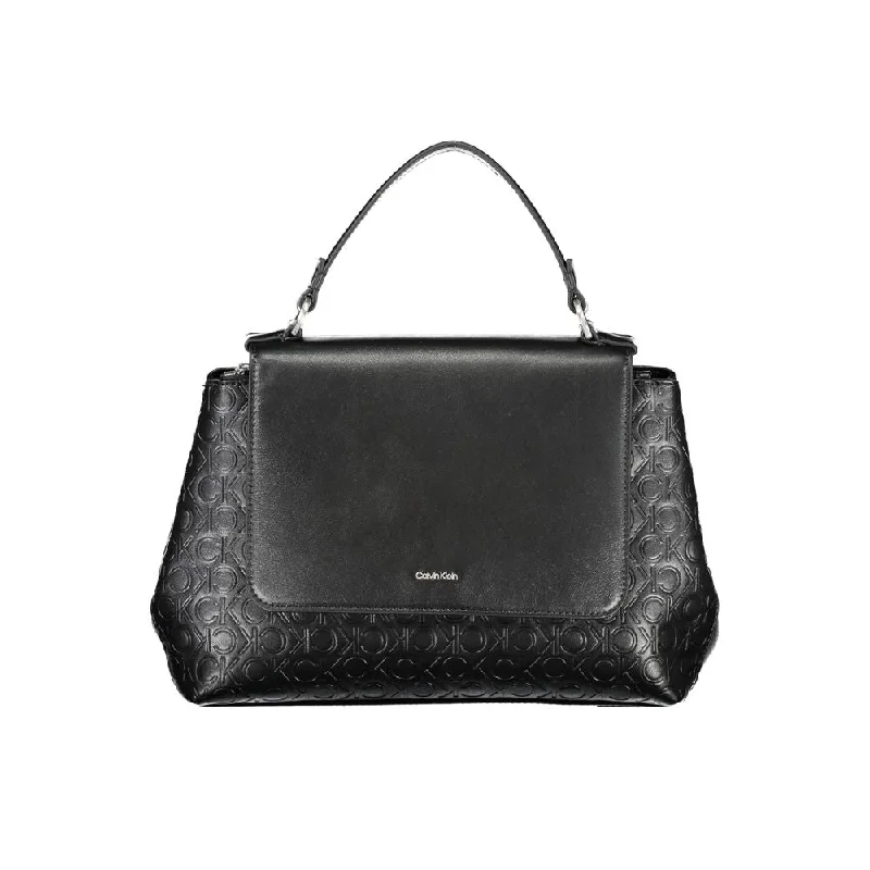 Calvin Klein Black Polyester Handbag