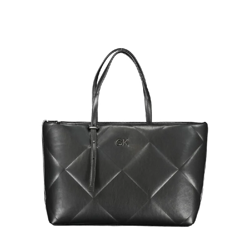 Calvin Klein Black Polyester Handbag