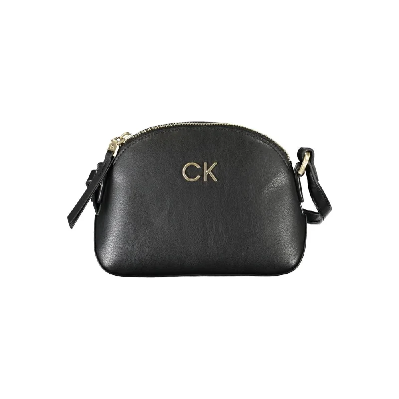 Calvin Klein Black Polyester Handbag