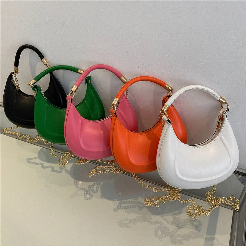 Candy Colors New fashion chain Korean style messenger pea bag women's tote fashion bags 2022 purses