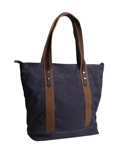 Casual Canvas Mens Womens Large 14‘’ Khaki Handbag Tote Bag Brown Shoulder Bag Tote Purse For Men