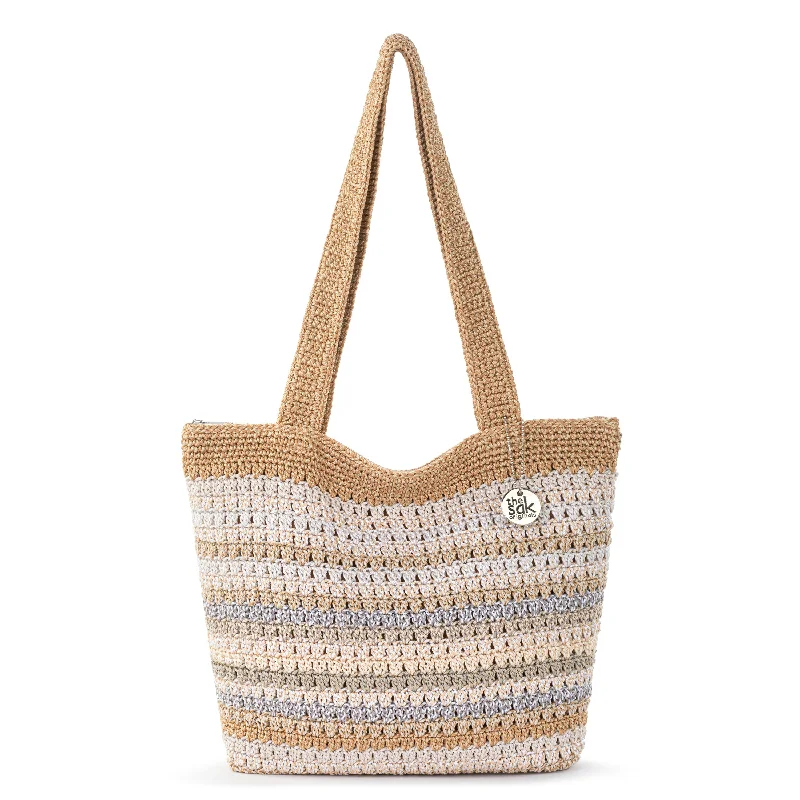 hand crochet - sand stripe