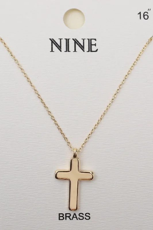 CN4319 Cross Pendant Necklace