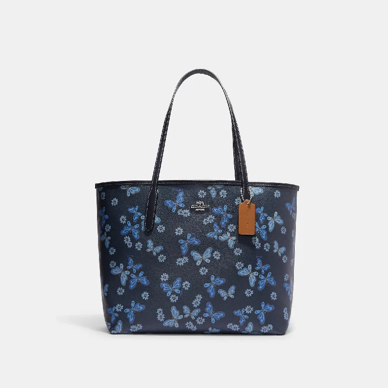 Coach Outlet City Tote With Lovely Butterfly Print