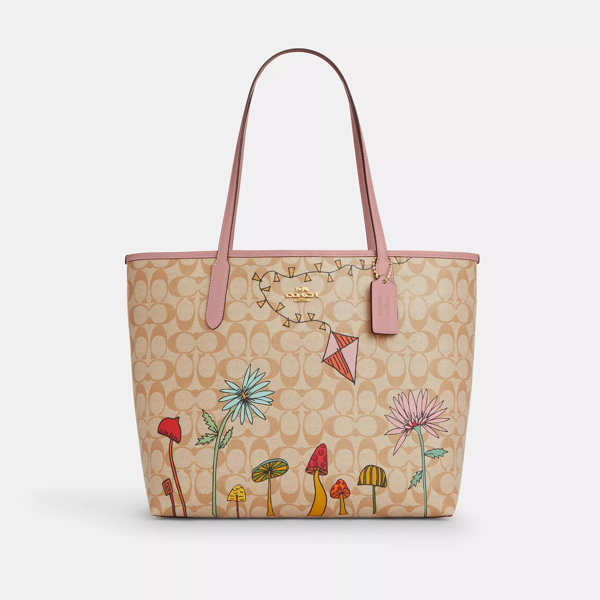 Coach Outlet Coach X Observed By Us City Tote Bag In Signature Canvas