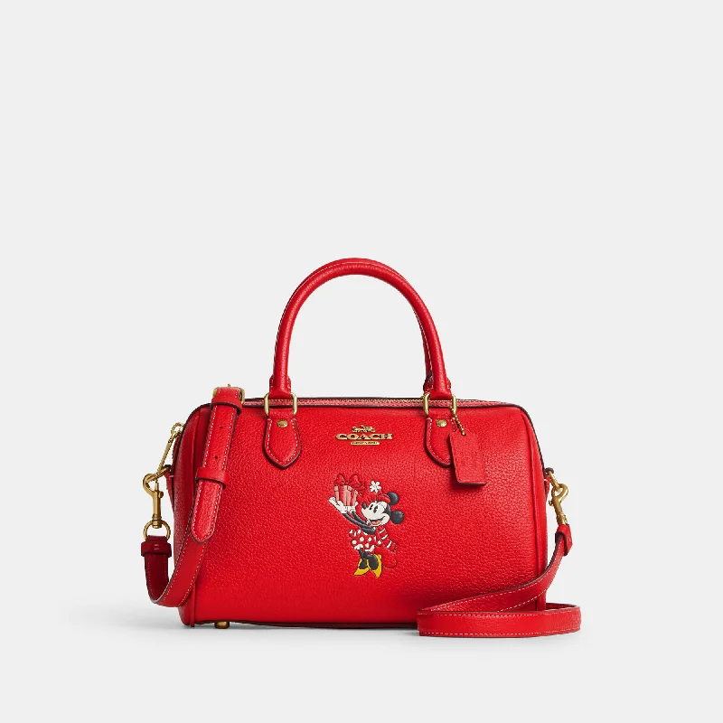 Coach Outlet Disney X Coach Rowan Satchel With Minnie Mouse