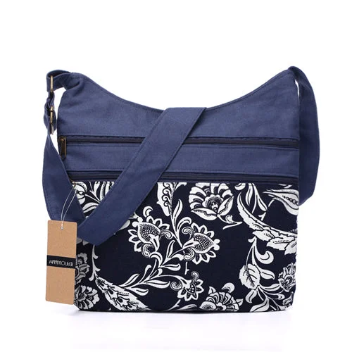 Cotton Fabric Sling Bag