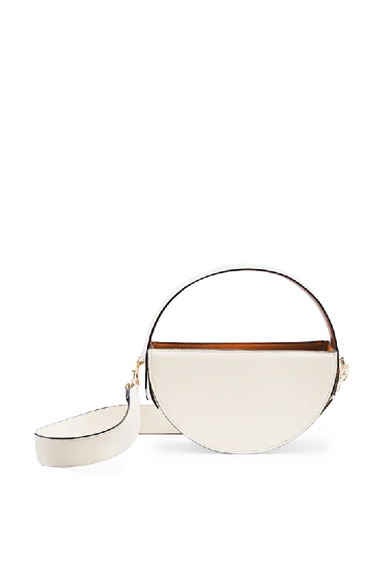 Crescent Vegan Leather Shoulder Bag