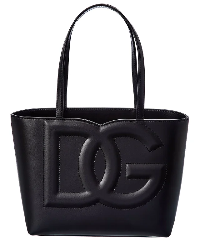 Dolce & Gabbana DG Logo Leather Tote