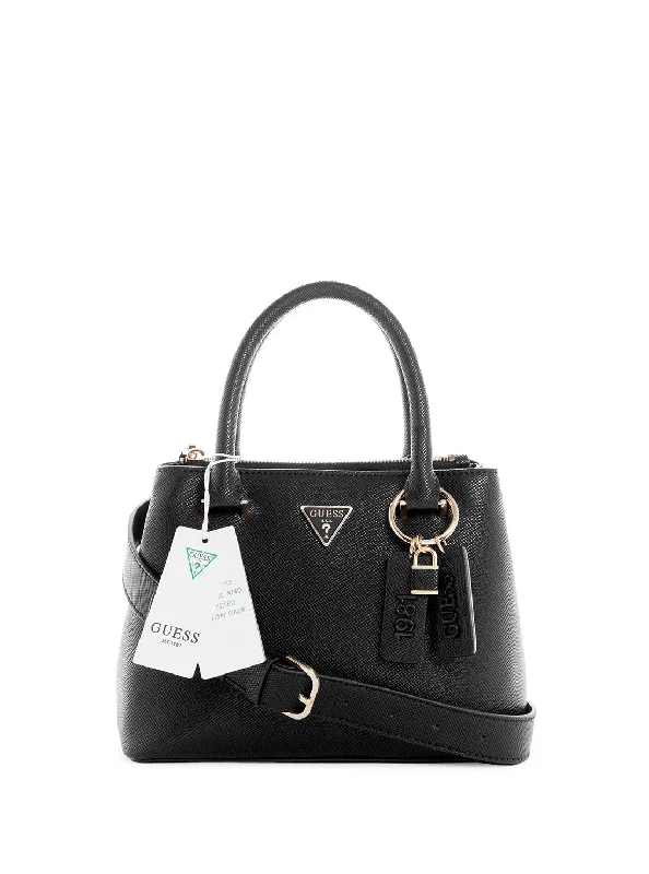 Eco Black Ivy Girlfriend Satchel Bag