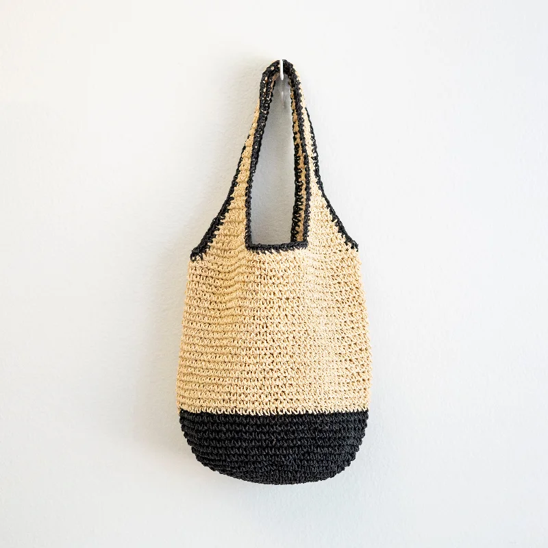 Elena Handbags Straw Woven Tote