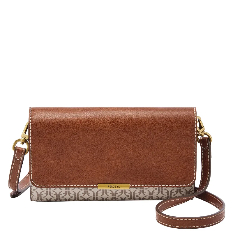 Fossil Women's Jori Printed PVC Wallet Crossbody