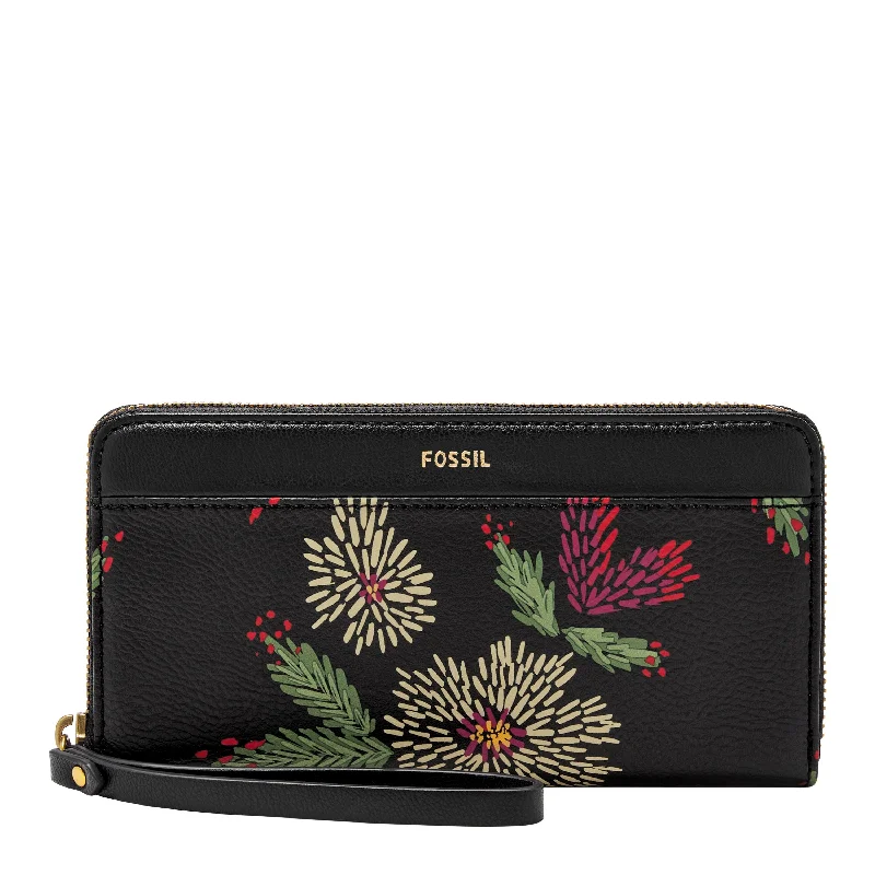 Fossil Women's Jori Printed PVC Zip Clutch