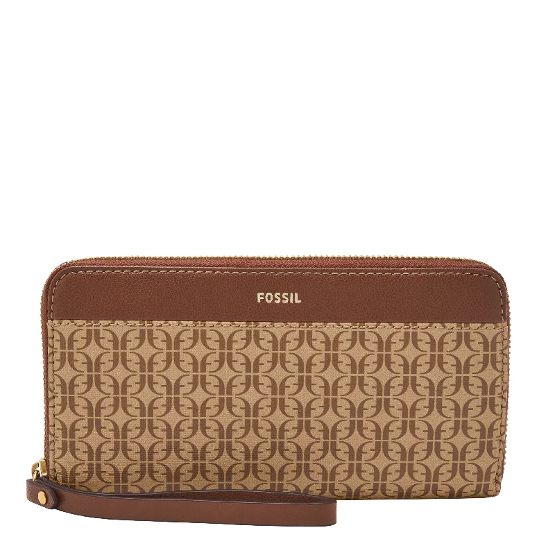 Fossil Women's Jori Printed PVC Zip Clutch