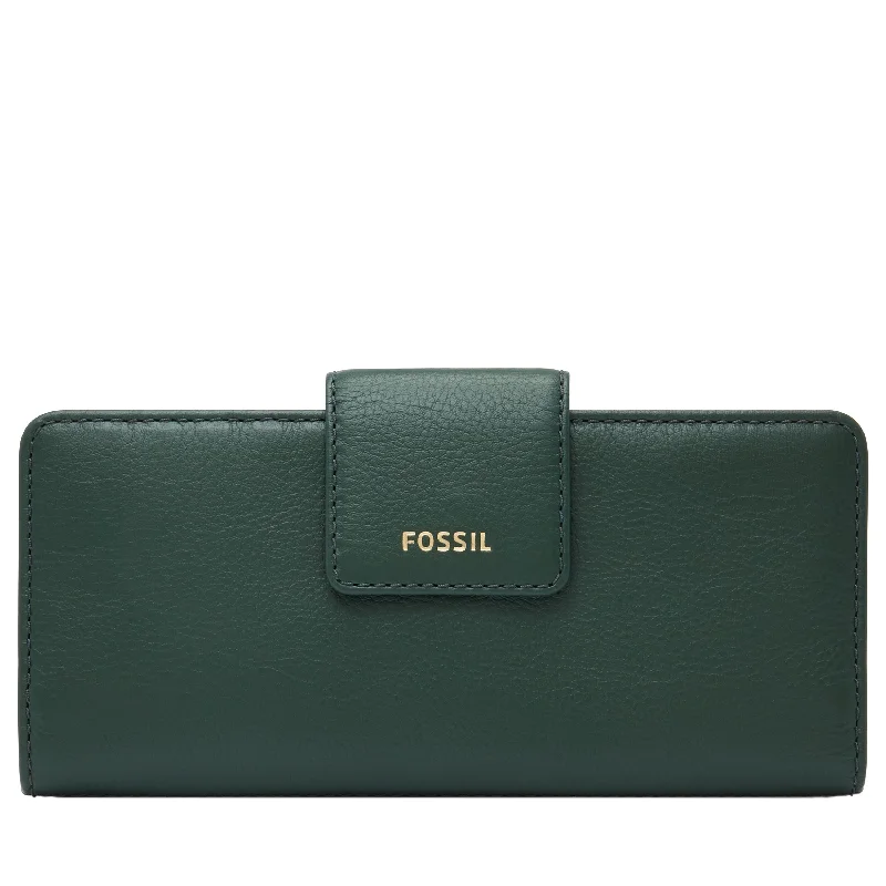 Fossil Women's Madison Leather Tab Clutch