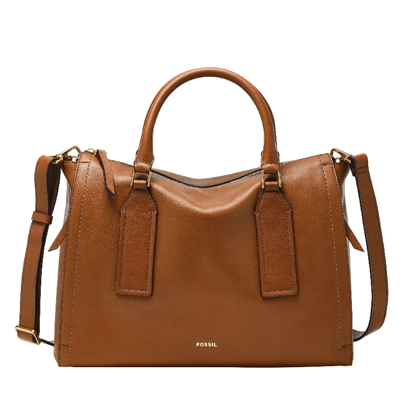 Fossil Women's Parker LiteHide Leather Satchel