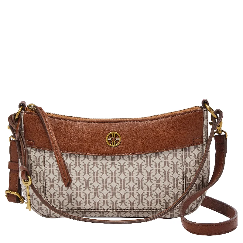 Fossil Women's Skylar Printed PVC Mini Baguette