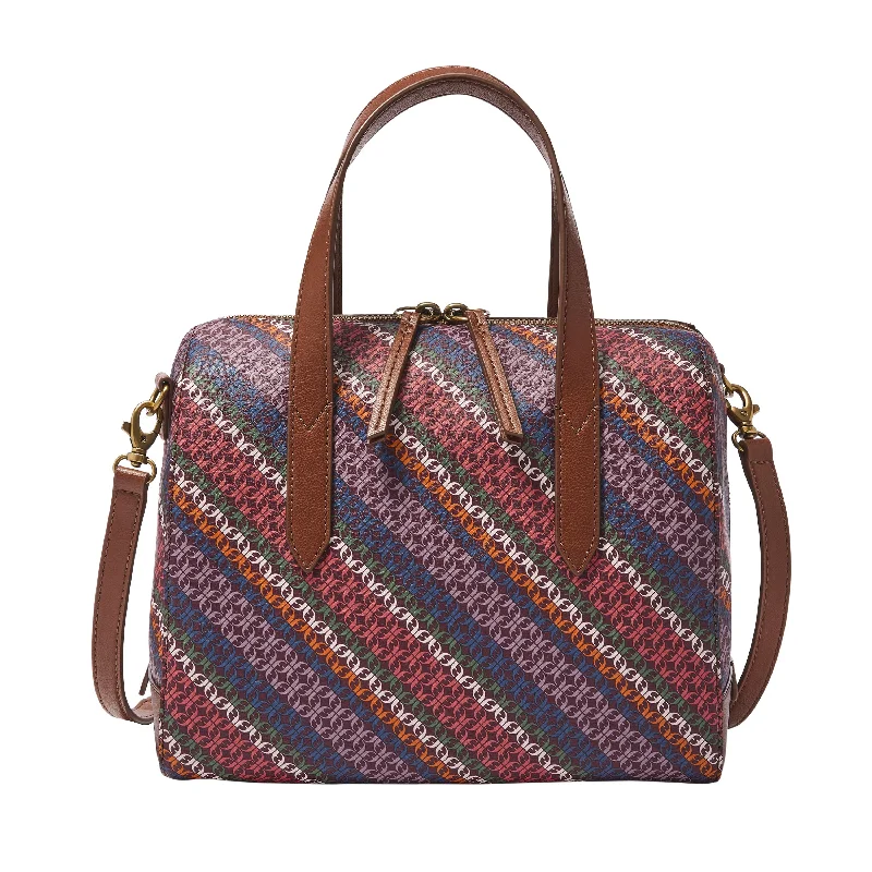 Fossil Women's Sydney Printed PVC Satchel