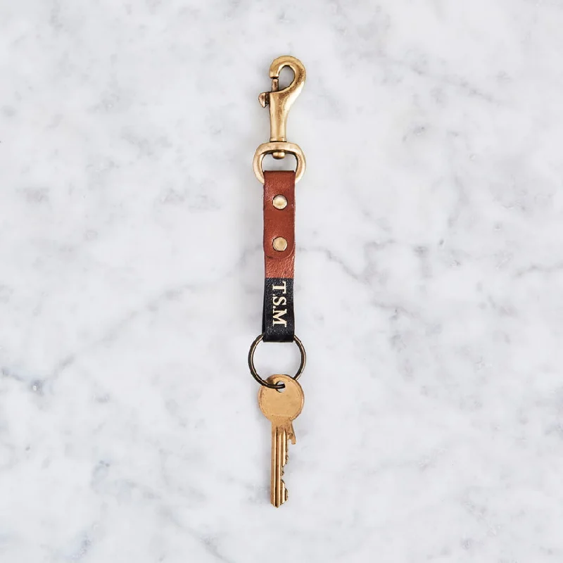 Leather Clip Key Ring