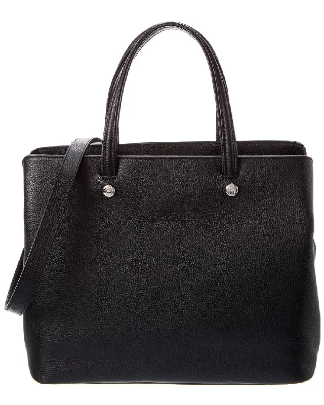 Longchamp Medium Leather Tote