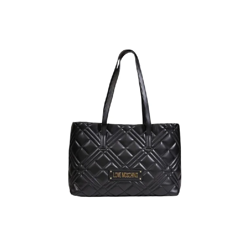 Love Moschino Black Polyethylene Handbag