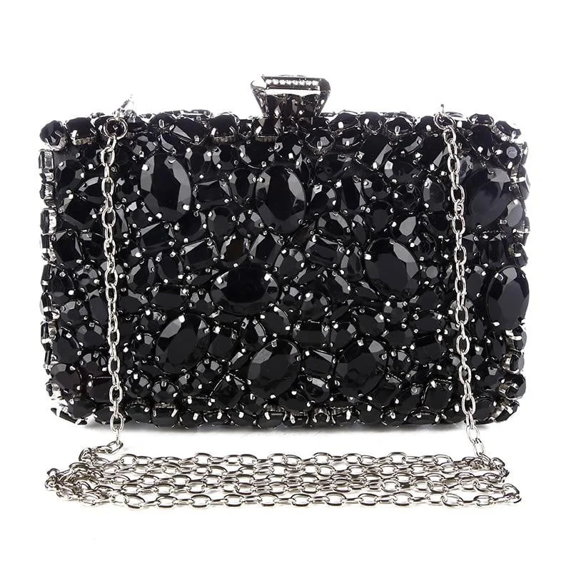 Luxy Moon Beaded Evening Clutch Bags Fashion Clutches