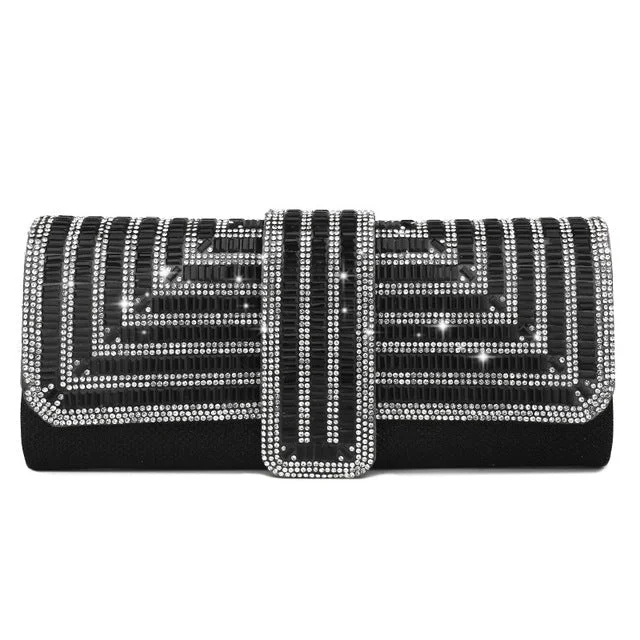 Luxy Moon Evening Clutch Bags Rhinestone