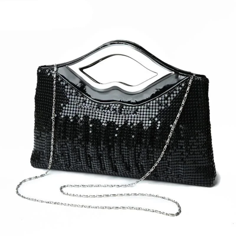 Luxy Moon Sequin Evening Bags Fashion Beaded Designer Clutches