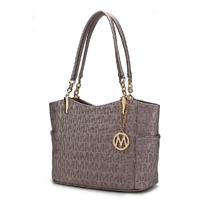 Malika M Signature Satchel Handbag