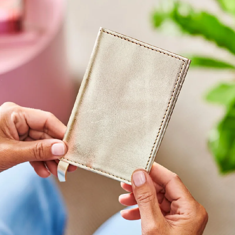 Metallic Passport Cover