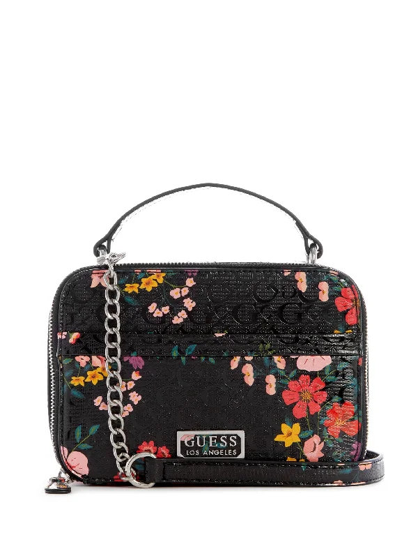 Mirabelli Floral Logo Mini Crossbody