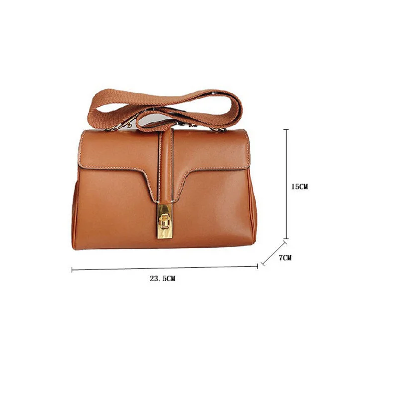 New Brand Woman Cross Body Custom Clutch  PU Shoulder Bag Luxury Brown Genuine Leather Tote Bag For Woman Handbag And Purse