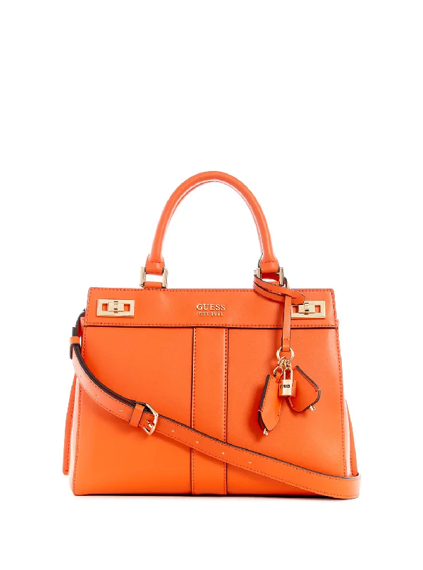 Orange Katey Luxury Satchel Bag