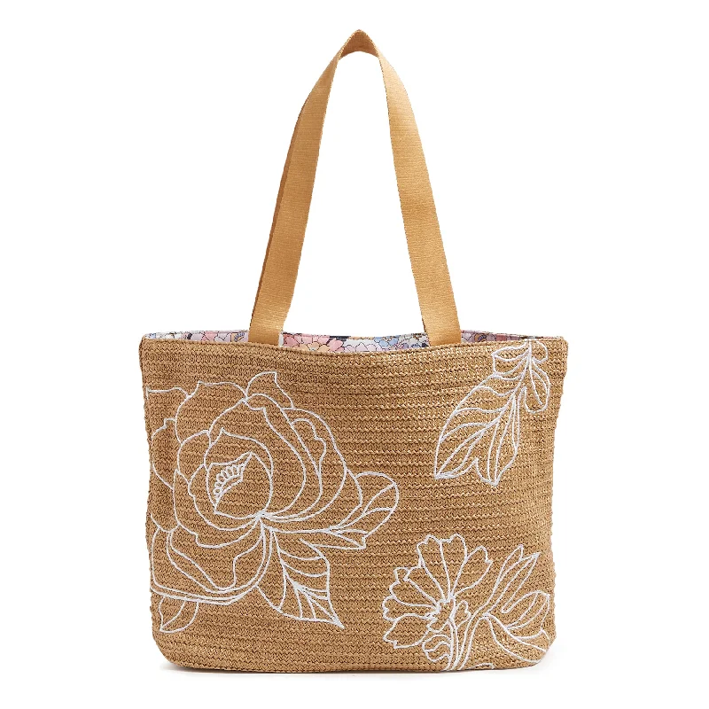 Outlet Straw Vera Tote