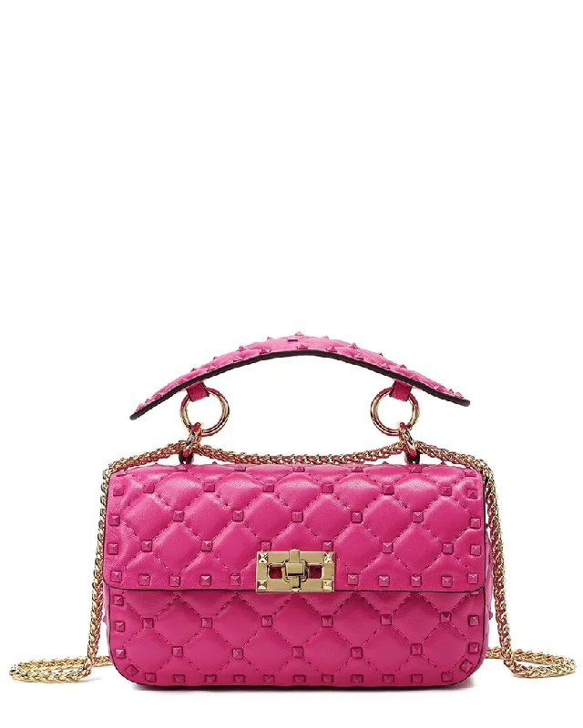 Tiffany & Fred Paris Quilted & Studded Leather Crossbody