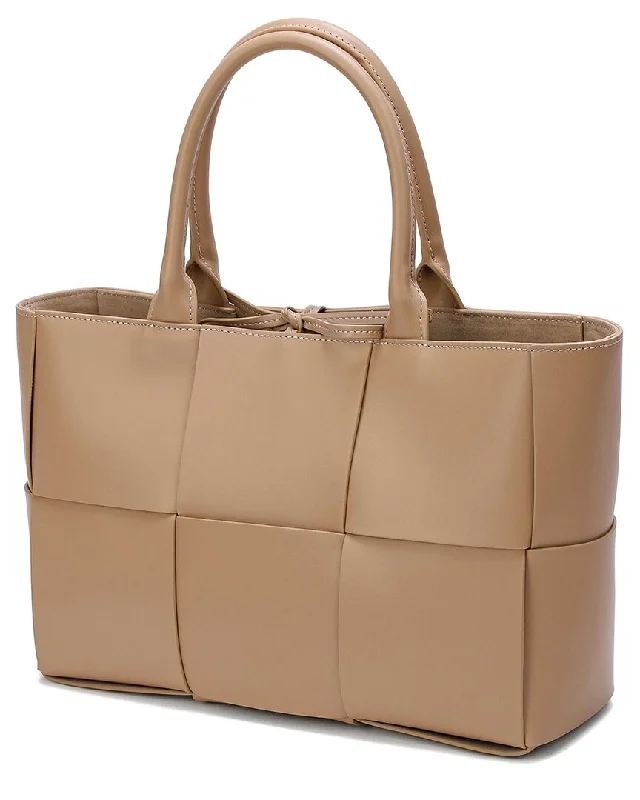 Tiffany & Fred Woven Smooth Leather Tote