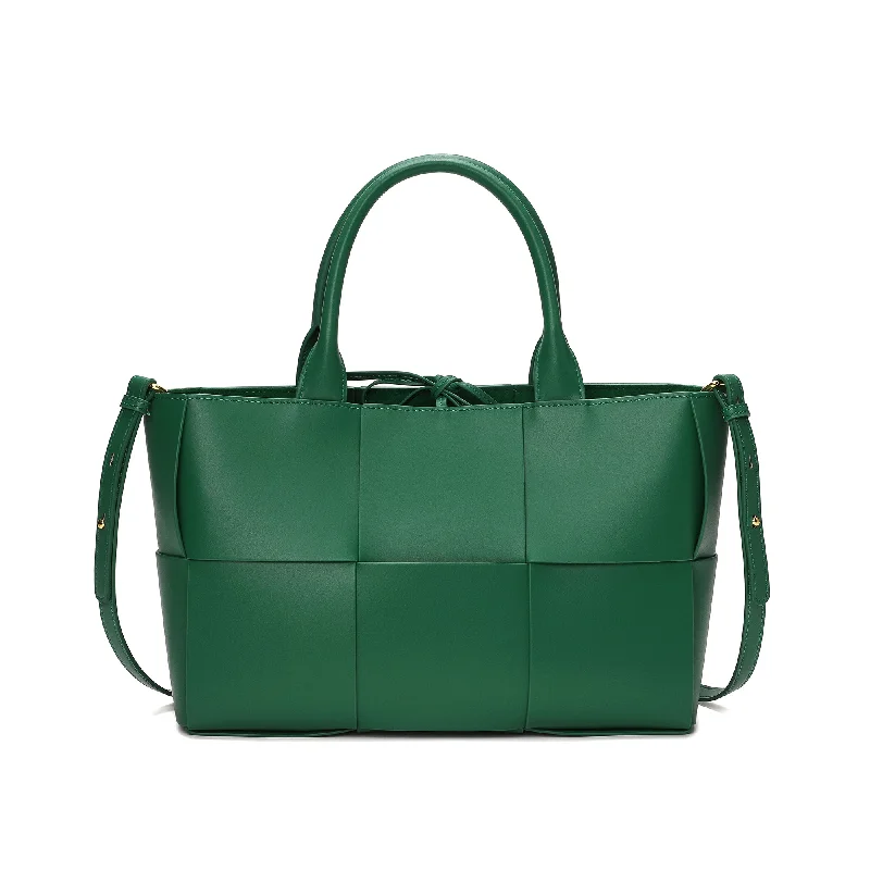 Tiffany & Fred Woven Smooth Leather Tote Bag