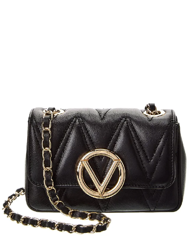 Valentino by Mario Valentino Chu Chu Diamond Leather Crossbody