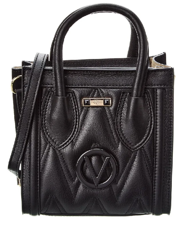 Valentino by Mario Valentino Eva Diamond Leather Tote