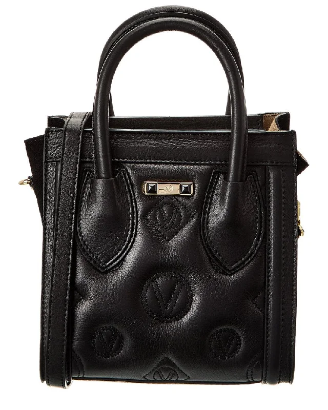 Valentino by Mario Valentino Eva Petit Signature Leather & Suede Tote