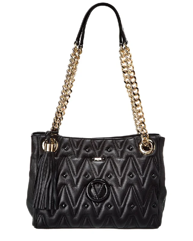 Valentino by Mario Valentino Lulu Diamond Leather Tote