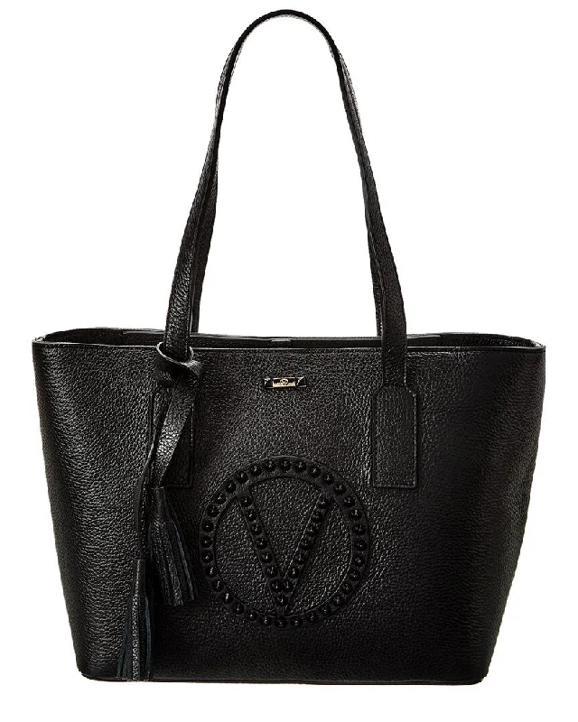 Valentino by Mario Valentino Prince Rock Leather Tote