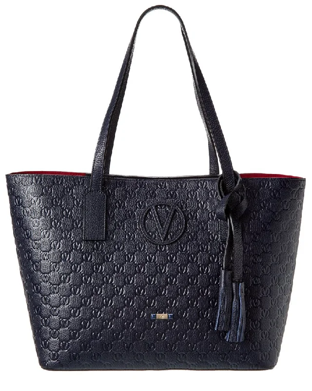 Valentino by Mario Valentino Soho Medallion Leather Tote