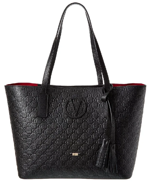 Valentino by Mario Valentino Soho Medallion Leather Tote