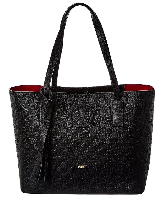 Valentino by Mario Valentino Soho Medallion Leather Tote