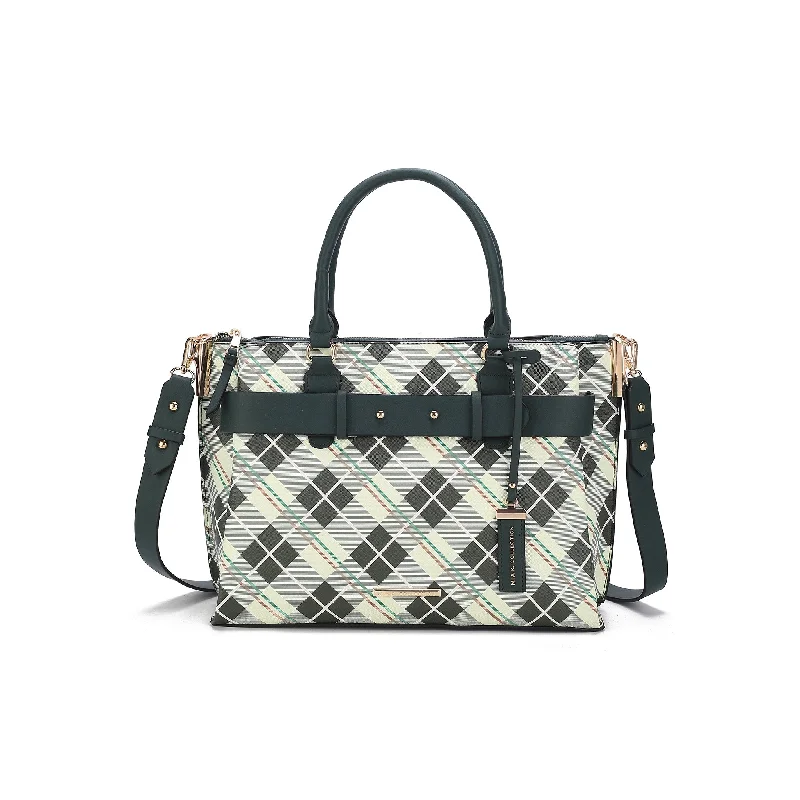 Vivian Plaid Shoulder Bag