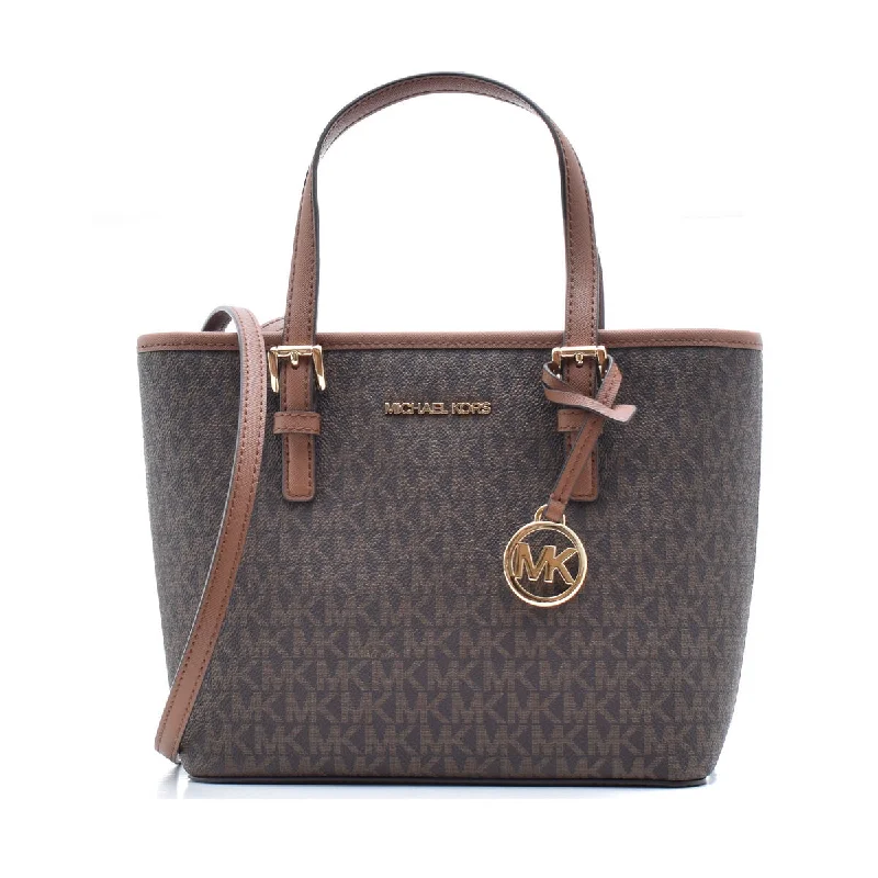 Michael Kors Logo Shoulder Crossbody Bag Brown